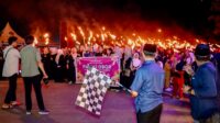Pemkab Tana Tidung Gelar Pawai Obor Sambut Ramadan 1447 H