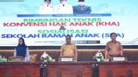 Plh. Sekretaris Daerah Kabupaten Malinau yang juga Asisten I Bidang Pemerintahan dan Kesejahteraan Rakyat, Drs. H. Kamran Daik, M.Si., membuka bimbingan teknis konvensi anak dan sosialisasi sekolah ramah anak tahun 2026 di Ruang Laga Feratu, Kantor Bupati Malinau, Senin (21/9/2026).