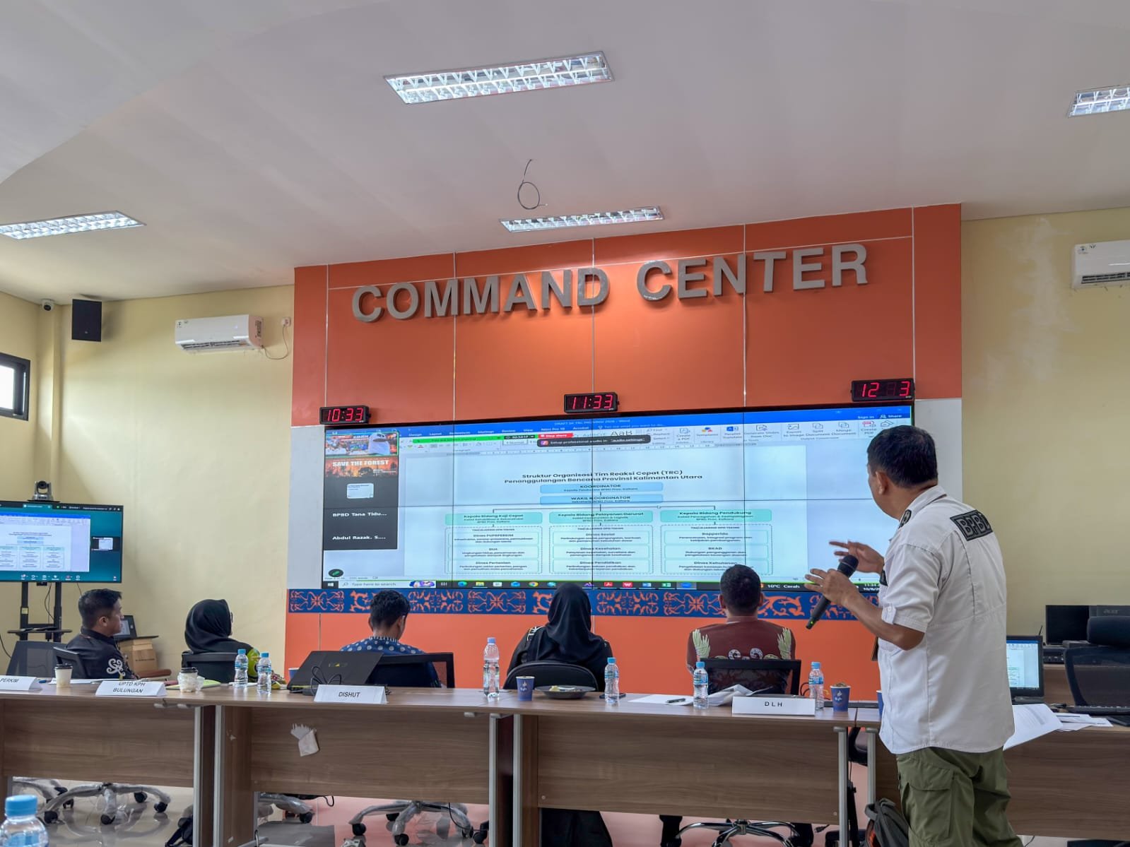 Badan Penanggulangan Bencana Daerah (BPBD) Provinsi Kalimantan Utara (Kaltara) menguji kesiapan lintas lembaga dalam menghadapi kebakaran hutan dan lahan (karhutla) serta banjir melalui Tabletop Exercise (TTX), Kamis (8/10/2026).